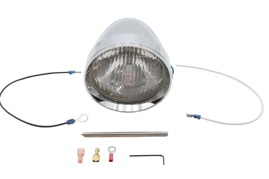 Wyatt Gatling 20-6062A 4-1/2 Inch Billet Spotlamp with Bulb - Show or Decorative Use Only by Wyatt Gatling