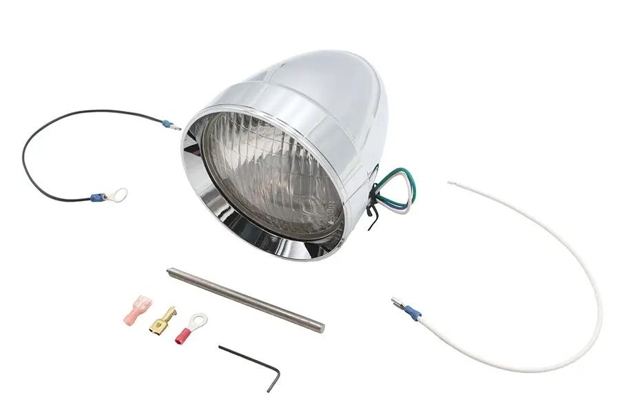 Wyatt Gatling 20-6062A 4-1/2 Inch Billet Spotlamp with Bulb - Show or Decorative Use Only by Wyatt Gatling