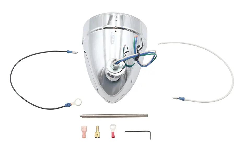 Wyatt Gatling 20-6062A 4-1/2 Inch Billet Spotlamp with Bulb - Show or Decorative Use Only by Wyatt Gatling