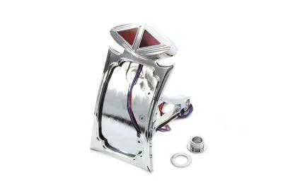 Wyatt Gatling Spike Style Curved Tail Lamp Kit for Harley Davidson FXST by Wyatt Gatling
