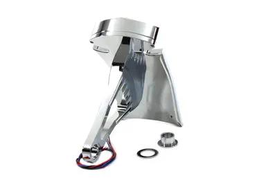 Wyatt Gatling Spike Style Curved Tail Lamp Kit for Harley Davidson FXST by Wyatt Gatling