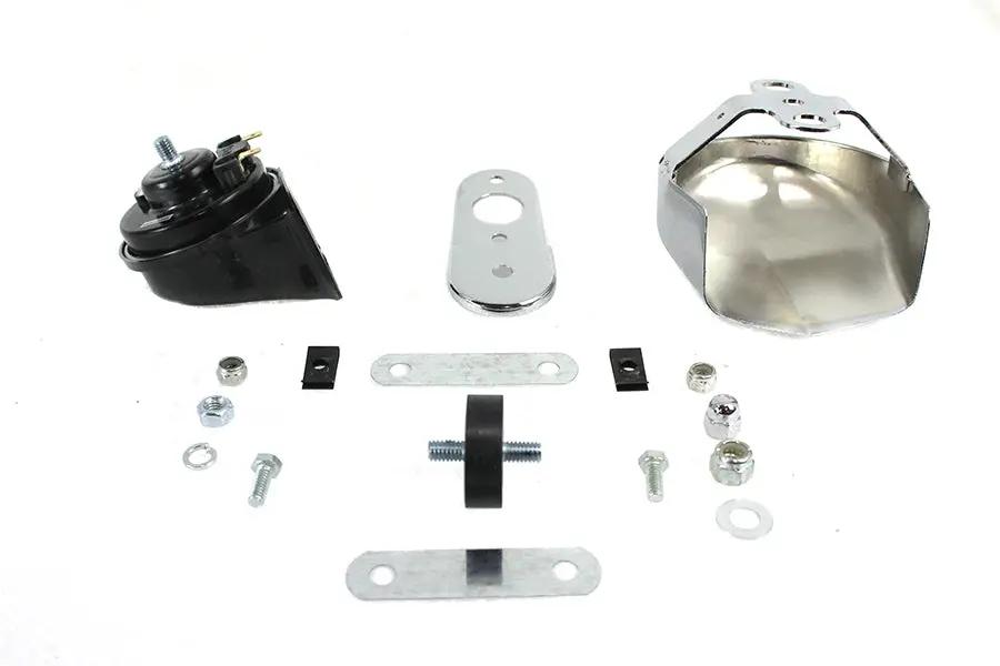 Wyatt Gatling Replica Horn Kit with Bracket Cover and ISO Mount for Harley-Davidson FXST by Wyatt Gatling