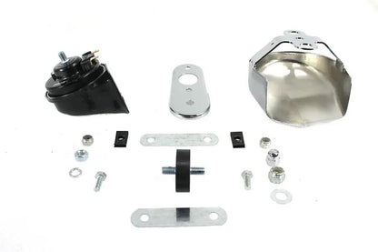 Wyatt Gatling Replica Horn Kit with Bracket Cover and ISO Mount for Harley-Davidson FXST by Wyatt Gatling