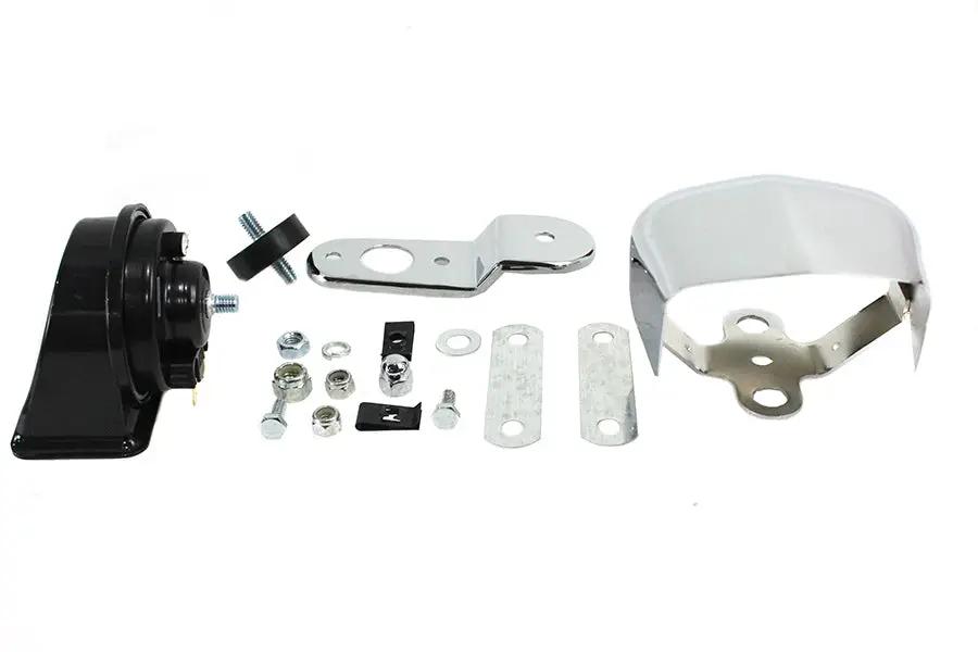 Wyatt Gatling Replica Horn Kit with Bracket Cover and ISO Mount for Harley-Davidson FXST by Wyatt Gatling