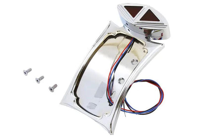Wyatt Gatling 76464T Spike Style Tail Lamp and License Plate Set with Optional Bracket by Wyatt Gatling