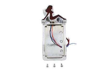 Wyatt Gatling 76480T Tail Lamp and License Plate Set Lady Style with Chrome Accents by Wyatt Gatling
