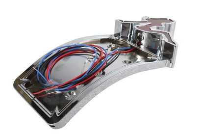 Wyatt Gatling 76480T Tail Lamp and License Plate Set Lady Style with Chrome Accents by Wyatt Gatling