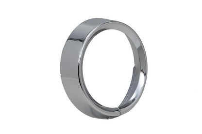 Wyatt Gatling 7 Inch Headlamp Chrome Frenched Trim Ring for Harley Davidson FLHT by Wyatt Gatling