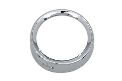 Wyatt Gatling 7 Inch Headlamp Chrome Frenched Trim Ring for Harley Davidson FLHT by Wyatt Gatling