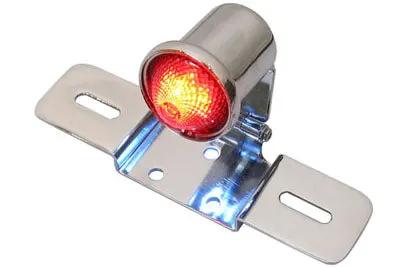 Wyatt Gatling L24-0442GC Chrome Round Tail Lamp with 2-Inch Glass Lens by Wyatt Gatling