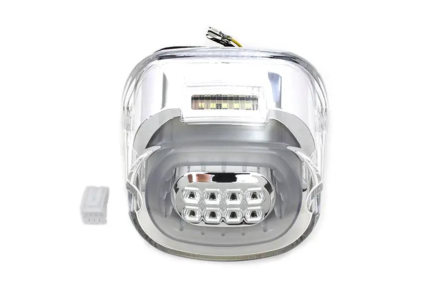 Wyatt Gatling Part 77502C Lay Down LED Tail Lamp Clear for Harley Davidson FLT by Wyatt Gatling