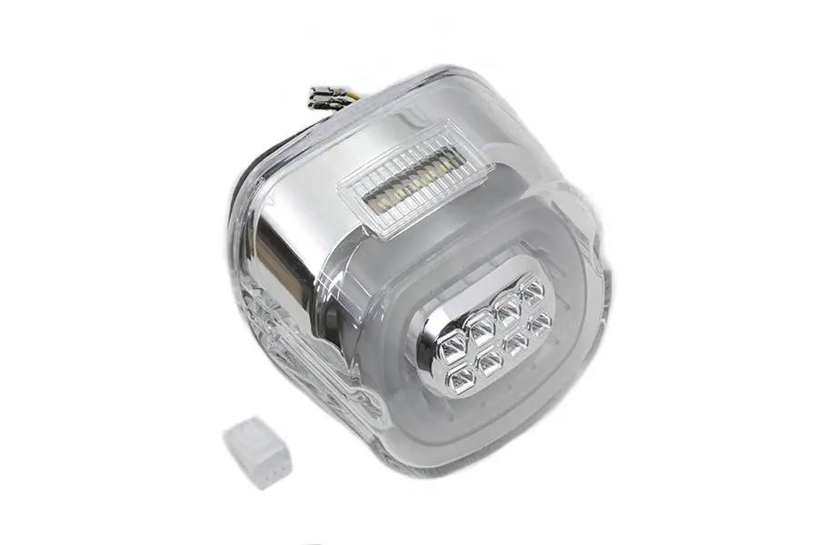 Wyatt Gatling Part 77502C Lay Down LED Tail Lamp Clear for Harley Davidson FLT by Wyatt Gatling