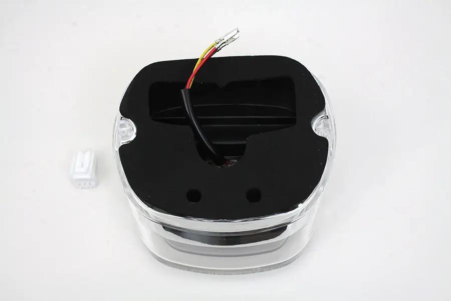 Wyatt Gatling Part 77502C Lay Down LED Tail Lamp Clear for Harley Davidson FLT by Wyatt Gatling