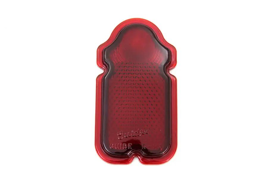 Wyatt Gatling Red Glass Tail Lamp Lens for Harley Davidson FL Models by Wyatt Gatling