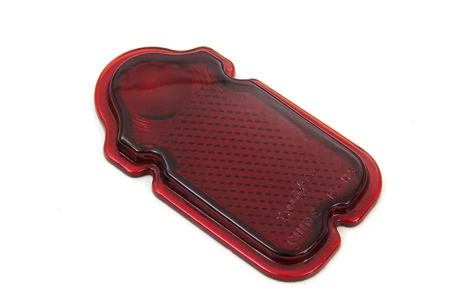 Wyatt Gatling Red Glass Tail Lamp Lens for Harley Davidson FL Models by Wyatt Gatling