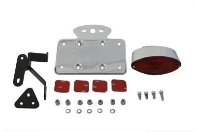 V-Twin Chrome Cateye Tail Lamp Kit for Harley Davidson XL (2004-2013) - Horizontal Mount by V-Twin