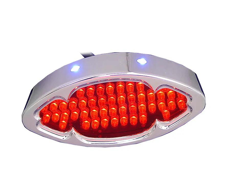 Wyatt Gatling Odins Oval Tail Lamp with 12 Volt LED - 2-1/2 Inch Stud Space by Wyatt Gatling