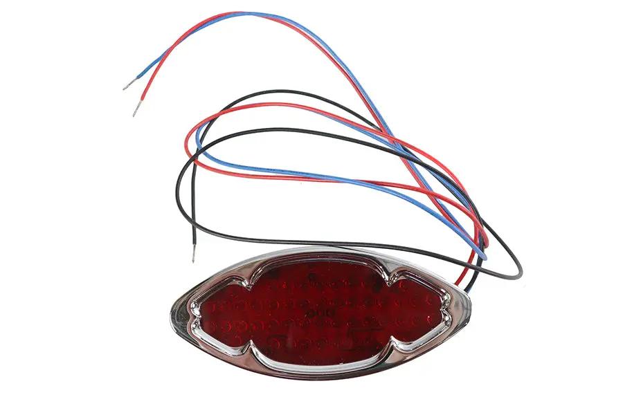 Wyatt Gatling Odins Oval Tail Lamp with 12 Volt LED - 2-1/2 Inch Stud Space by Wyatt Gatling