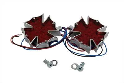 Wyatt Gatling Firefighter Marker Lamp Set with Red Lens - Decorative Use Only by Wyatt Gatling