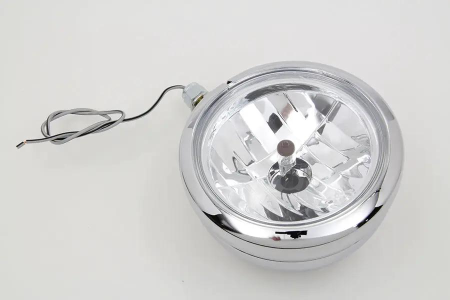 Wyatt Gatling Chrome Spotlamp Assembly for Harley Davidson FLST (Part #70256) by Wyatt Gatling
