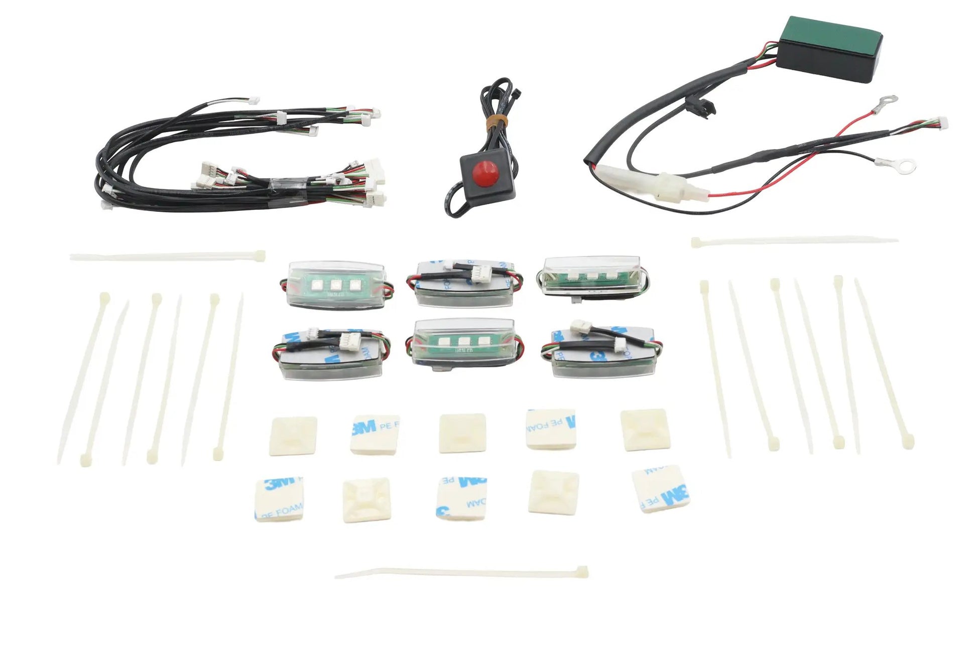 Wyatt Gatling 76577A LED Marker Lamp Pod Set with 6 Pods - Multi-Color Changeable by Wyatt Gatling