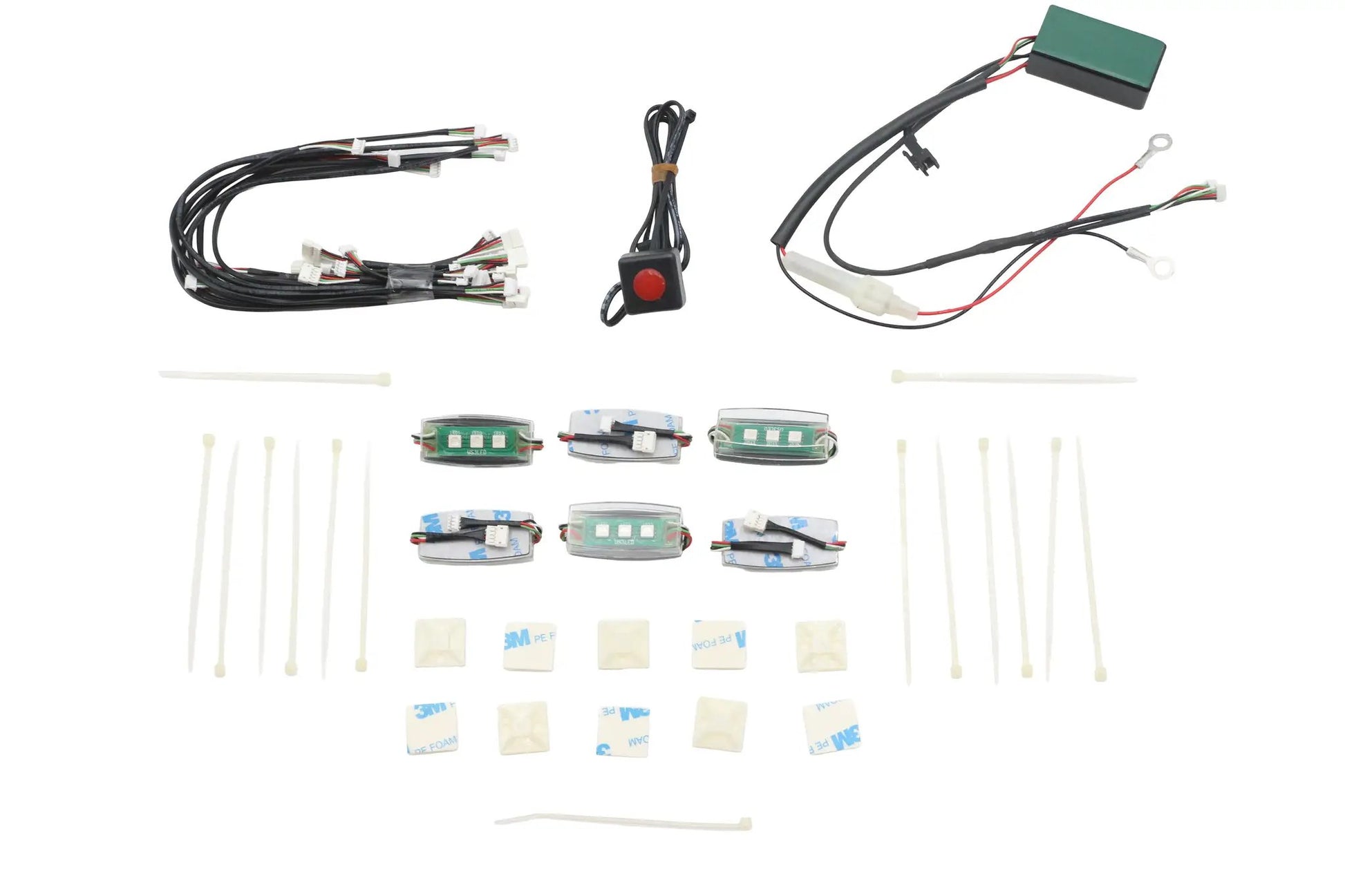 Wyatt Gatling 76577A LED Marker Lamp Pod Set with 6 Pods - Multi-Color Changeable by Wyatt Gatling