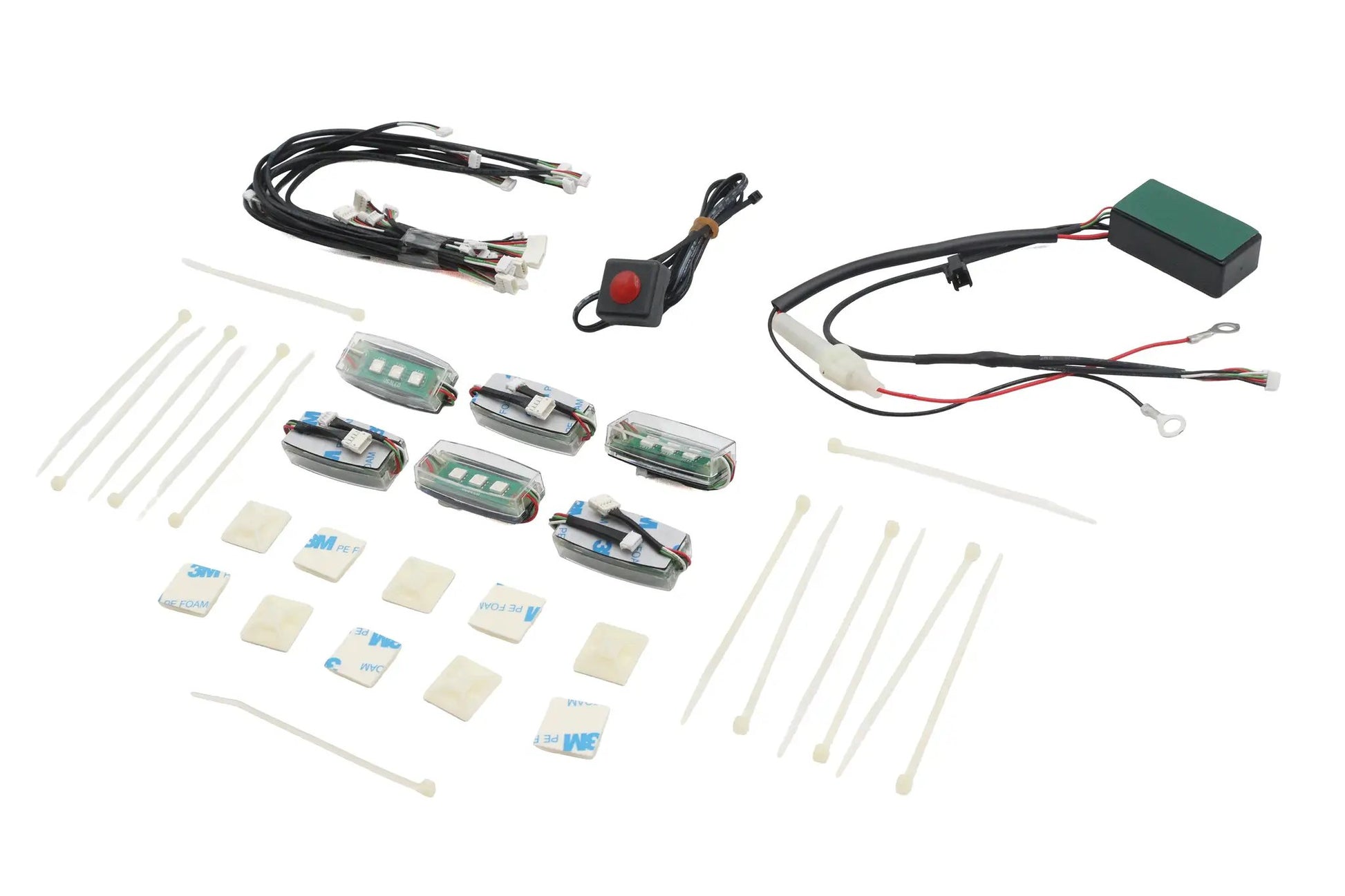 Wyatt Gatling 76577A LED Marker Lamp Pod Set with 6 Pods - Multi-Color Changeable by Wyatt Gatling
