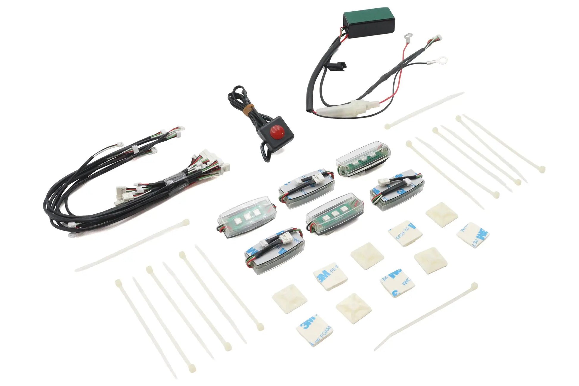 Wyatt Gatling 76577A LED Marker Lamp Pod Set with 6 Pods - Multi-Color Changeable by Wyatt Gatling
