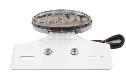 Wyatt Gatling L24-65D9CLEDK Chrome Mini LED Cateye Tail Lamp with Clear Lens by Wyatt Gatling