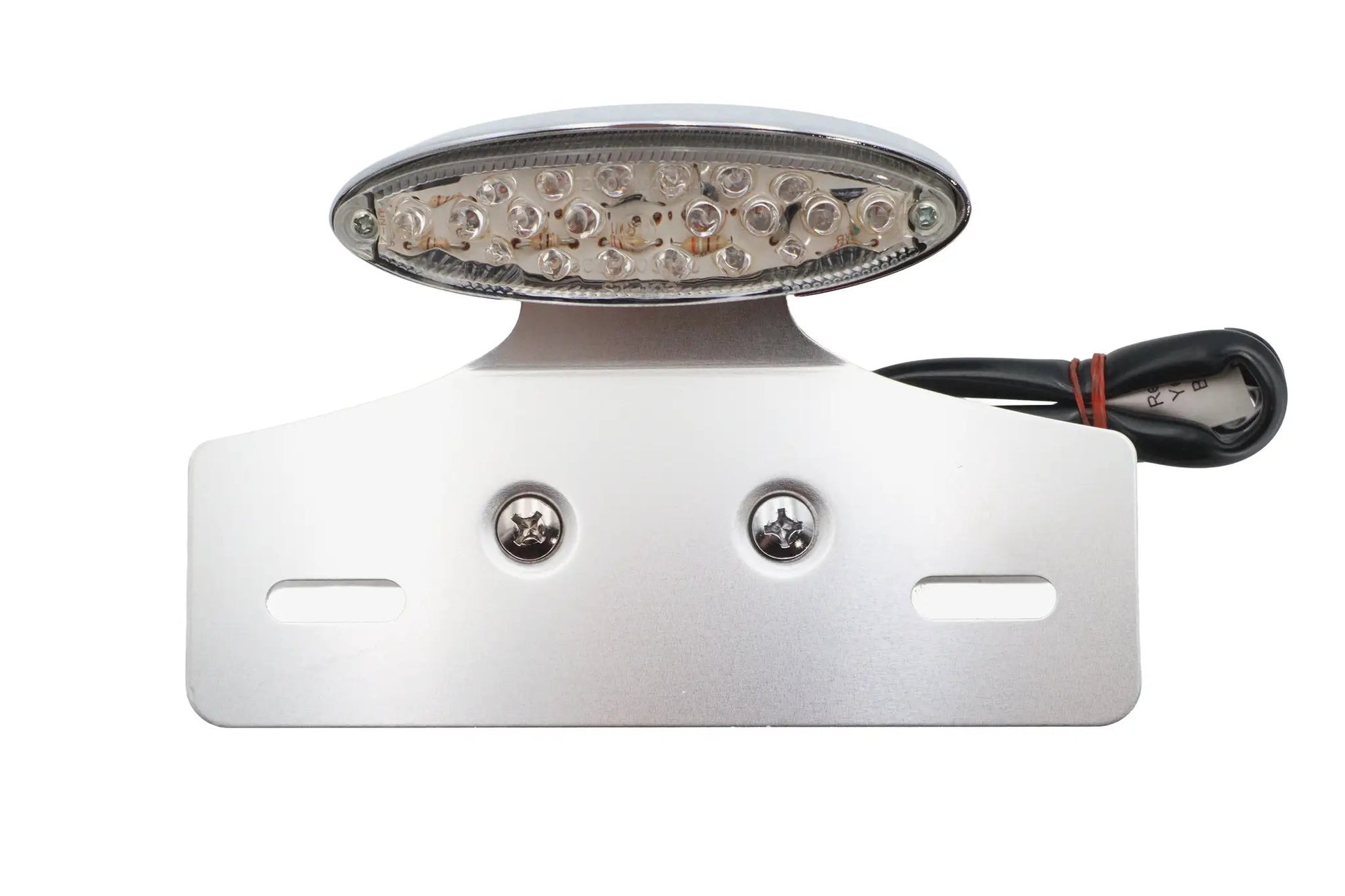 Wyatt Gatling L24-65D9CLEDK Chrome Mini LED Cateye Tail Lamp with Clear Lens by Wyatt Gatling