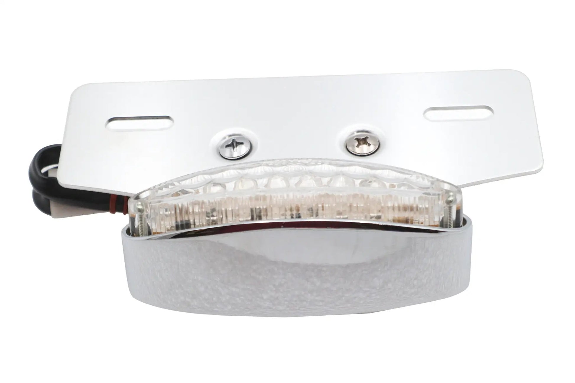Wyatt Gatling L24-65D9CLEDK Chrome Mini LED Cateye Tail Lamp with Clear Lens by Wyatt Gatling
