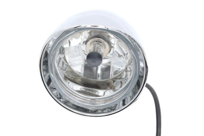 Wyatt Gatling 3-1/2 Inch Round Headlamp Billet with Visor - Decorative Show-Only Headlamp by Wyatt Gatling