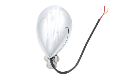 Wyatt Gatling 3-1/2 Inch Round Headlamp Billet with Visor - Decorative Show-Only Headlamp by Wyatt Gatling