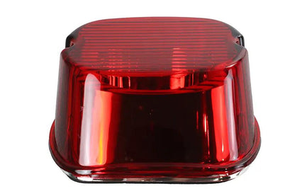 Wyatt Gatling 12-0416A Laydown Style Red Tail Lamp Lens for Harley Davidson FLT by Wyatt Gatling