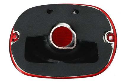 Wyatt Gatling 12-0416A Laydown Style Red Tail Lamp Lens for Harley Davidson FLT by Wyatt Gatling