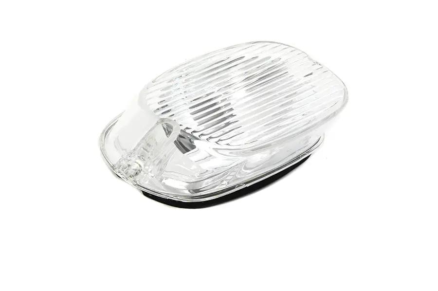 Wyatt Gatling Part 12-0417CA Tail Lamp Lens Laydown Style Clear for Harley Davidson FLT by Wyatt Gatling