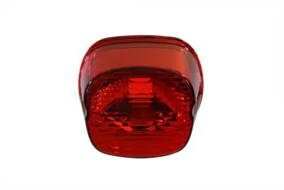 Wyatt Gatling 12-0417A Clear Laydown Horizontal Slim Tail Lamp Lens for Harley Davidson FLT by Wyatt Gatling