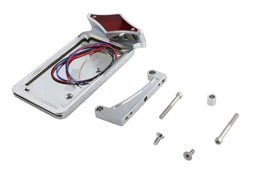 V-Twin Diamond Vertical Tail Lamp Kit for Harley Davidson FXST (1989-1998) by V-Twin