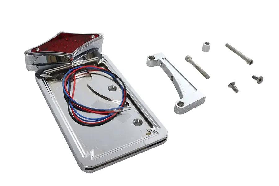 V-Twin Diamond Vertical Tail Lamp Kit for Harley Davidson FXST (1989-1998) by V-Twin