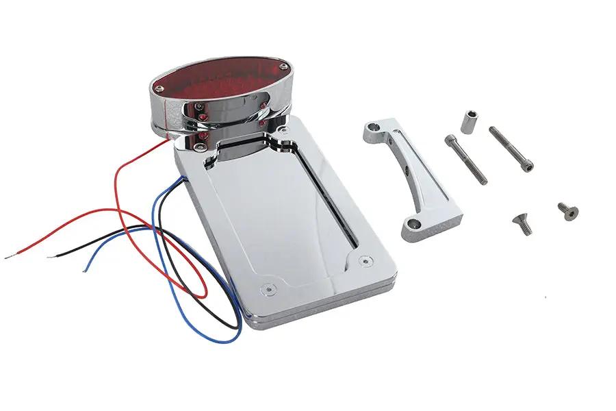 V-Twin Cateye Vertical Tail Lamp Kit for Harley Davidson FXST (1989-1998) by V-Twin