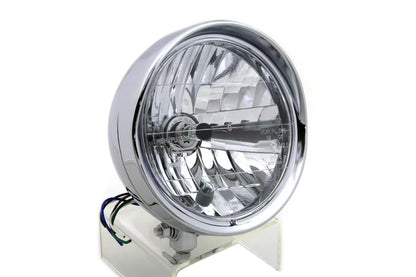 Wyatt Gatling 6-1/2 Inch Round Steel Chrome Headlamp - Model 20-6073EV by Wyatt Gatling