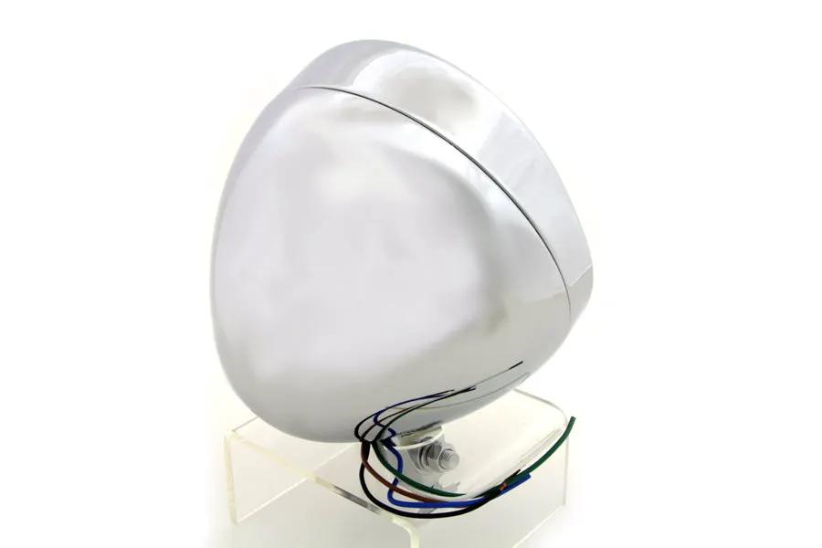 Wyatt Gatling 6-1/2 Inch Round Steel Chrome Headlamp - Model 20-6073EV by Wyatt Gatling