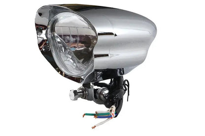 Wyatt Gatling 5-3/4 Inch Glow Style Headlamp Assembly with Visor - Model L20-6099CVE by Wyatt Gatling