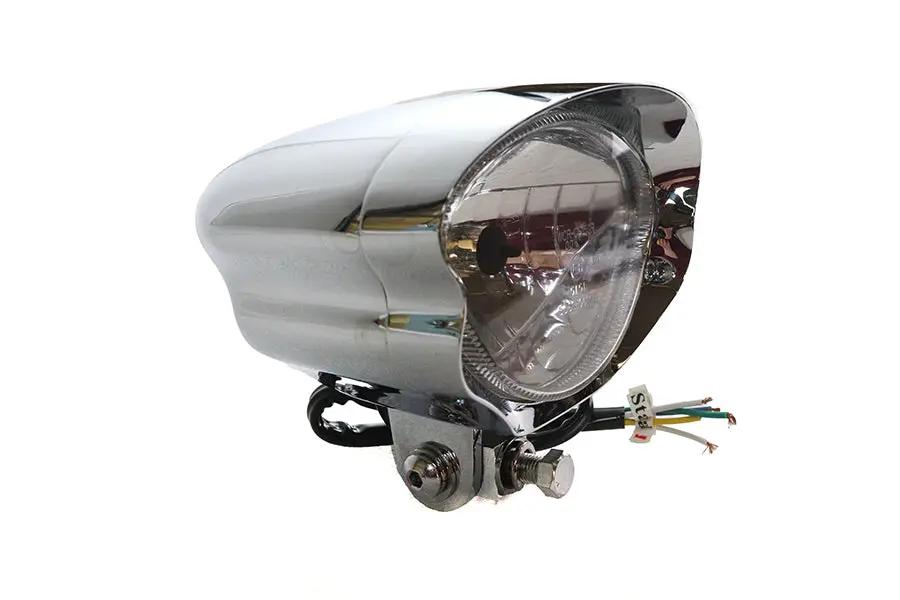 Wyatt Gatling 5-3/4 Inch Glow Style Headlamp Assembly with Visor - Model L20-6099CVE by Wyatt Gatling