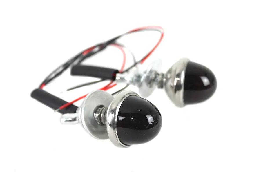 Wyatt Gatling License Plate Frame Bolt Set with Glass Lens and LED Light by Wyatt Gatling