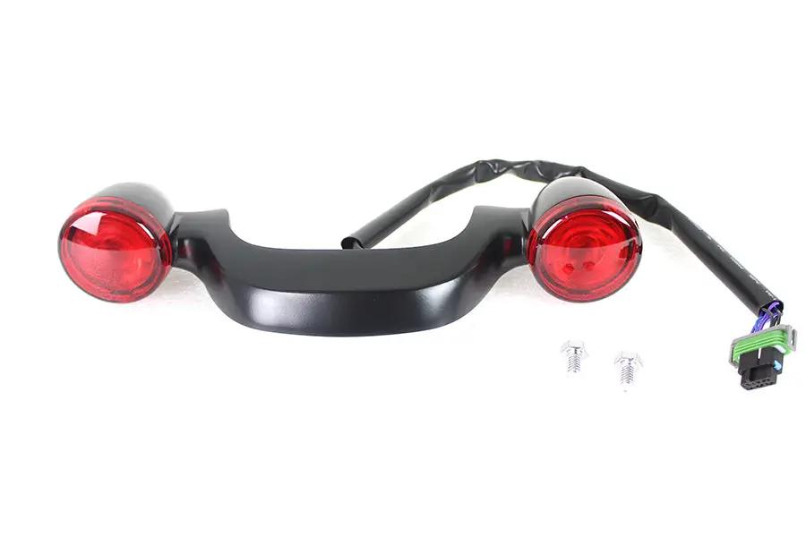 Wyatt Gatling Black FLTRX Rear Turn Signal Bar Kit for Harley Davidson FLTRX (2014-2023) by Wyatt Gatling