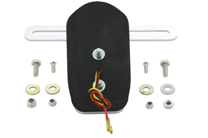 Wyatt Gatling 12-0421B Chrome Mini Tombstone Tail Lamp with Bracket by Wyatt Gatling