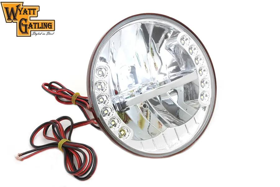 Wyatt Gatling 7 Inch LED Headlamp Assembly Part 33-1008 for Harley Davidson FLST Models by Wyatt Gatling
