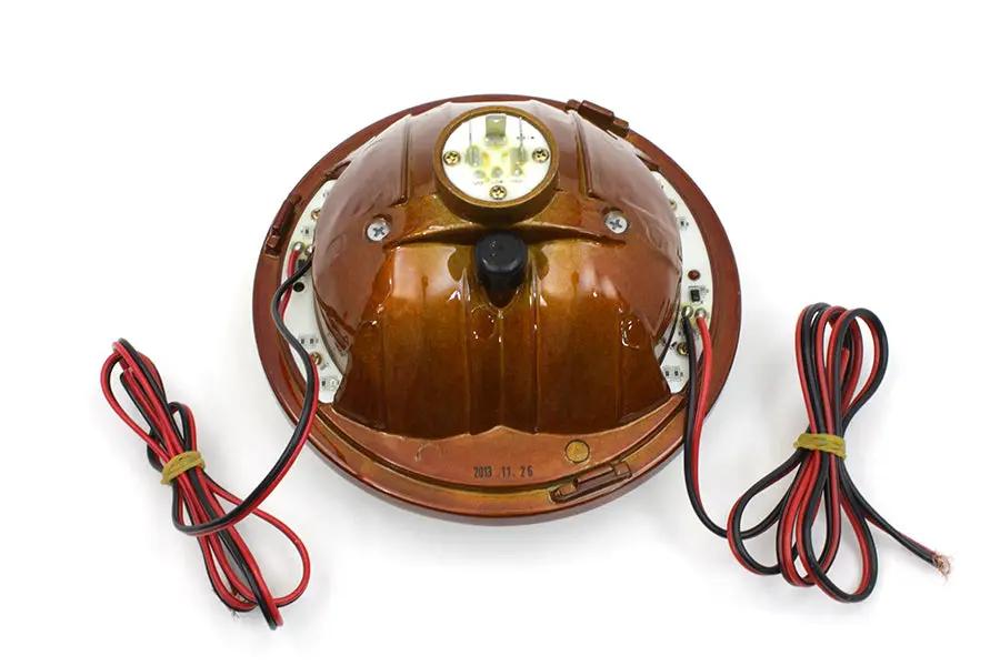 Wyatt Gatling 7 Inch LED Headlamp Assembly Part 33-1008 for Harley Davidson FLST Models by Wyatt Gatling