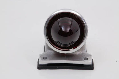 Wyatt Gatling Aluminum PK Style Tail Lamp with Red Glass Lens and 12V Bulb by Wyatt Gatling